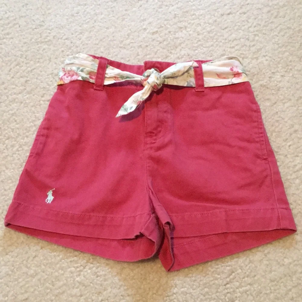 Ralph Lauren shorts with tie belt
